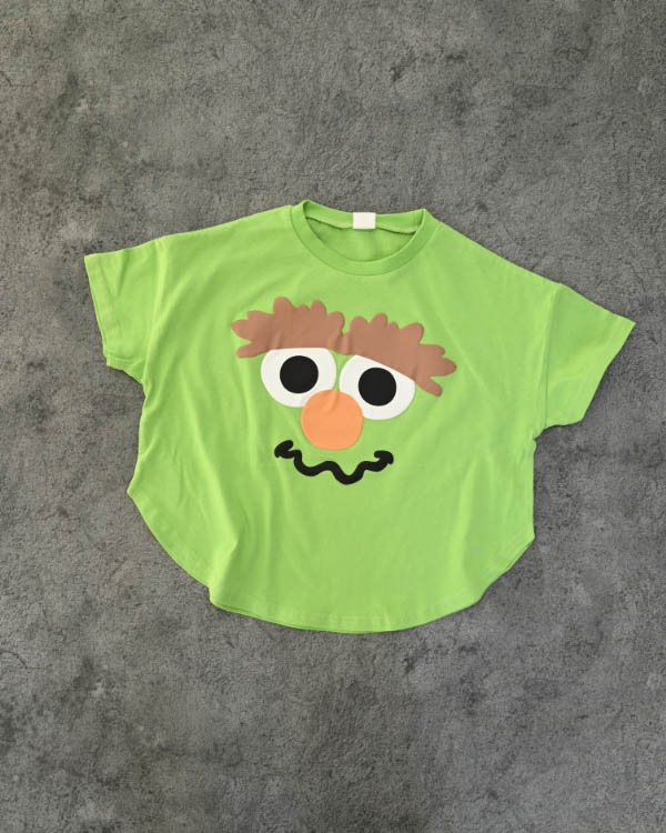 【ニコフラート】モンスターなりきり Tシャツ / グリーン