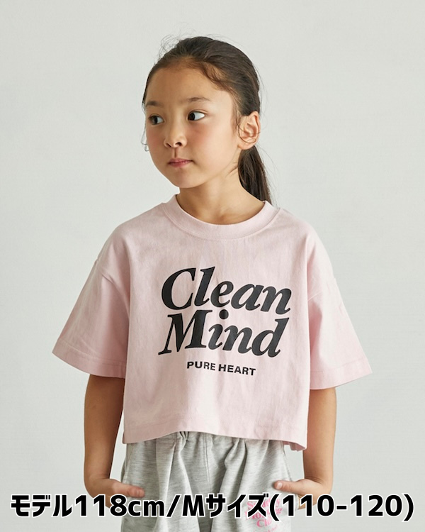 【アンディニー】Clean Mind ショート Tシャツ / ピンク
