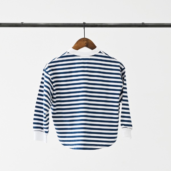 【25FW】ボーダー L/S Tシャツ / ブラック