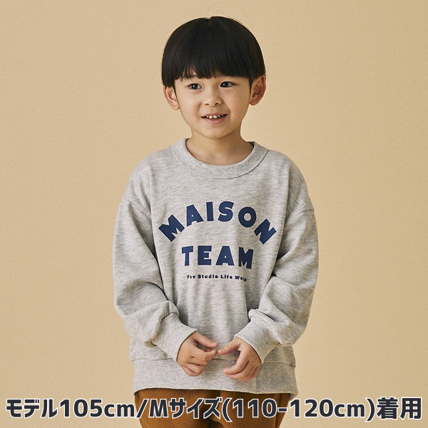 【25FW】MAISONTEAM トレーナー / 杢グレー