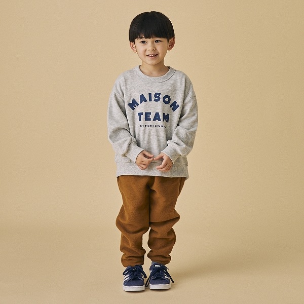 【25FW】MAISONTEAM トレーナー / 杢グレー