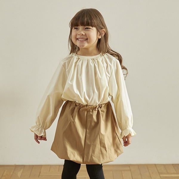 【25FW】ギャザーブラウス / オフホワイト