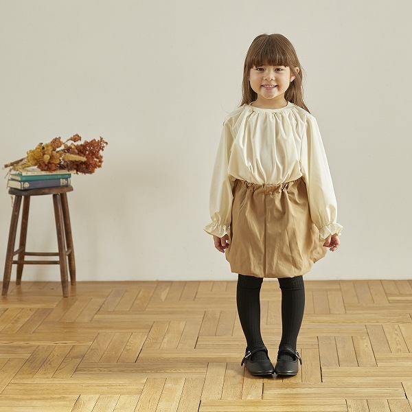 【25FW】ギャザーブラウス / オフホワイト