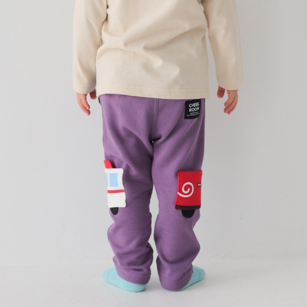 【25FW】働く車 ロングパンツ / パープル