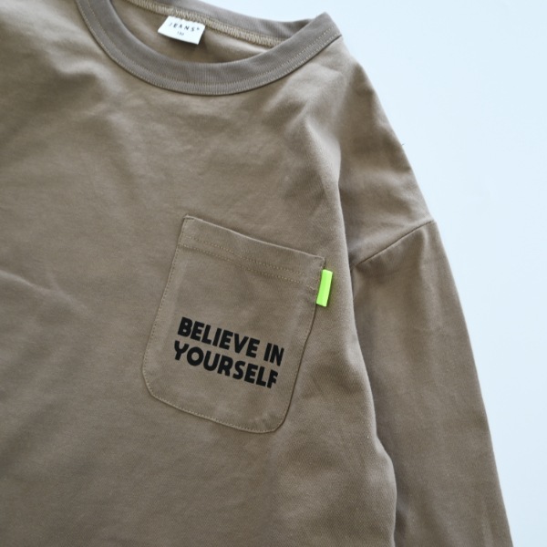【25FW】AGREE ロングＴシャツ / ベージュ