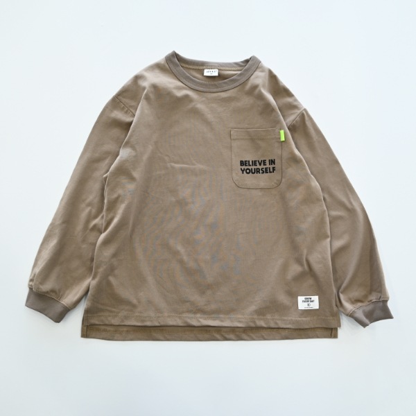 【25FW】AGREE ロングＴシャツ / ベージュ