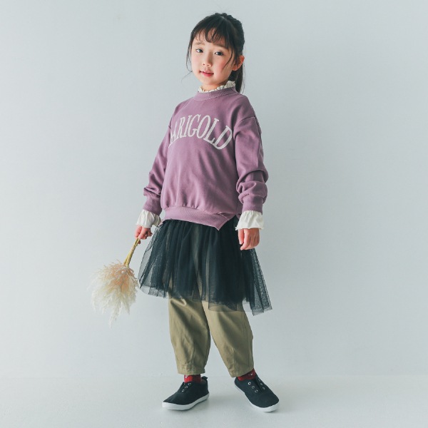 【25FW】ファー チュールワンピース / ブラック