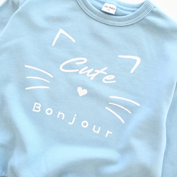 【25FW】CAT トレーナー / ブルー