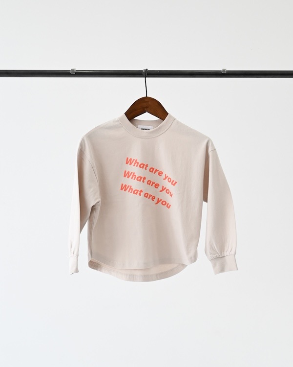 【ジェネレーター】What L/S Tシャツ / サンド