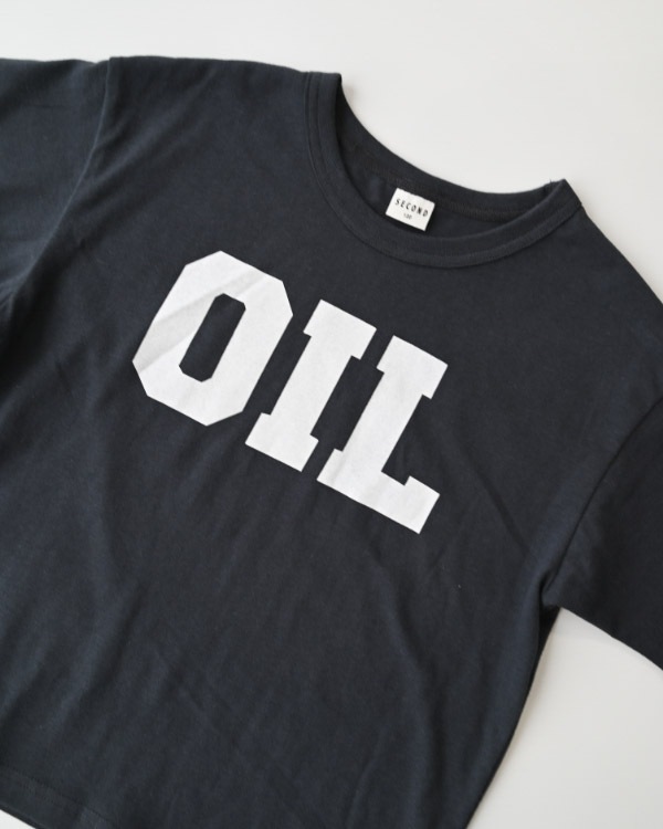 【セカンド】OILTシャツ / チャコールグレー