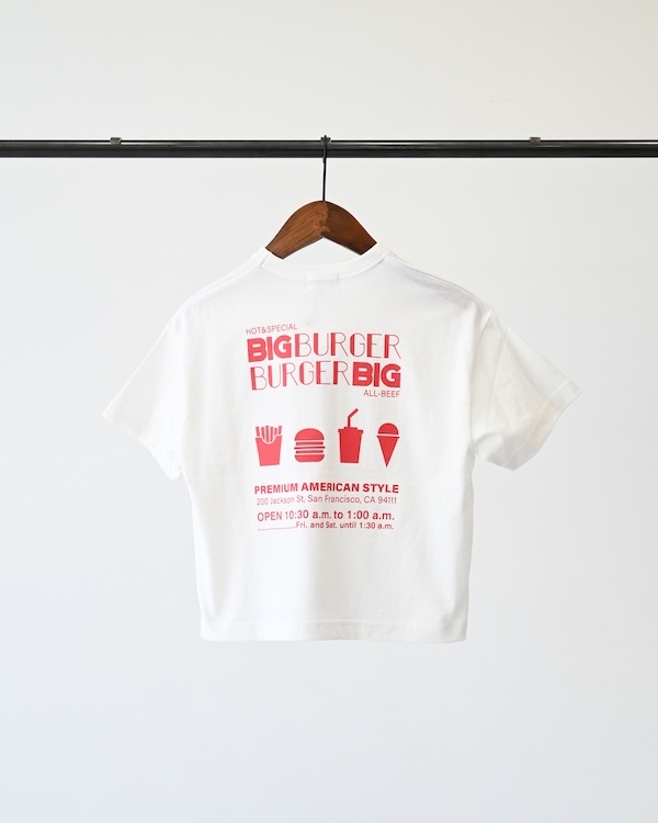 【ジェネレーター】BIG BURGER Tシャツ / ホワイト