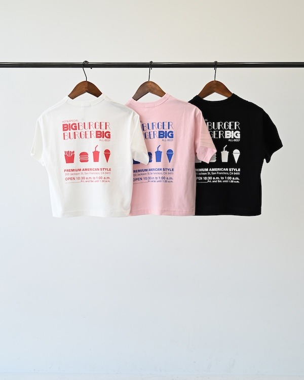 【ジェネレーター】BIG BURGER Tシャツ / ホワイト