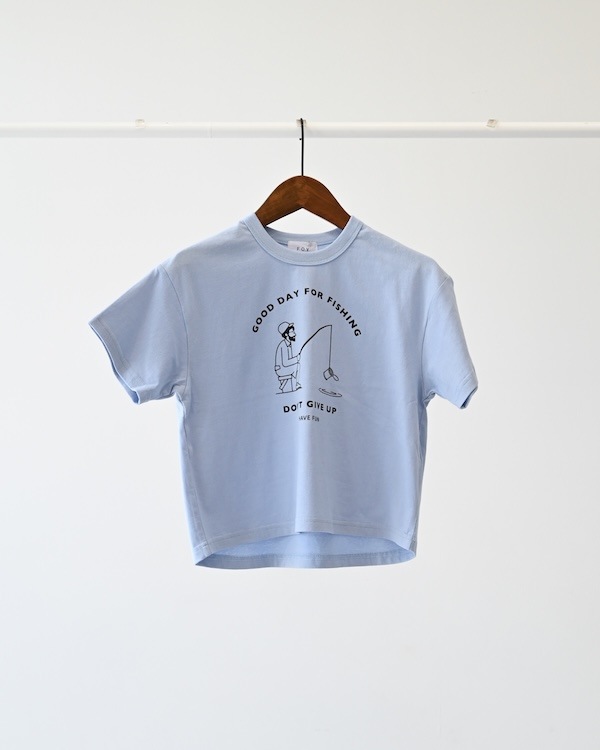 【フォブ】FISHING Tシャツ / サックス