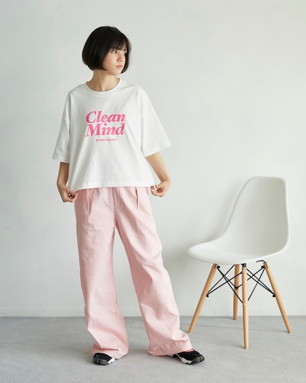 【アンディニー】Clean Mind ショート Tシャツ / ホワイト