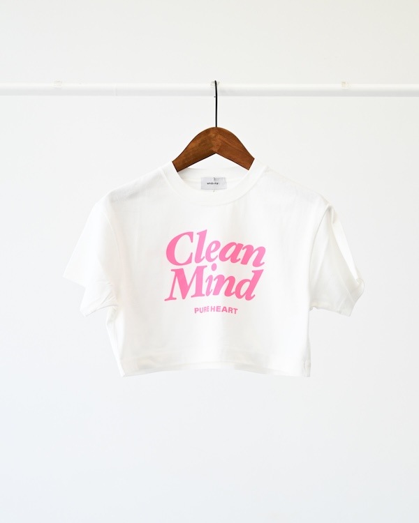 【アンディニー】Clean Mind ショート Tシャツ / ホワイト