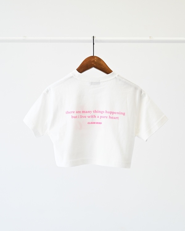 【アンディニー】Clean Mind ショート Tシャツ / ホワイト