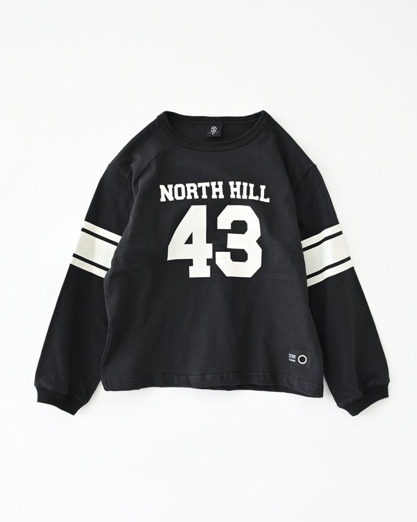 【ゼロスタンダード】North Hill ロングTシャツ / ブラック 