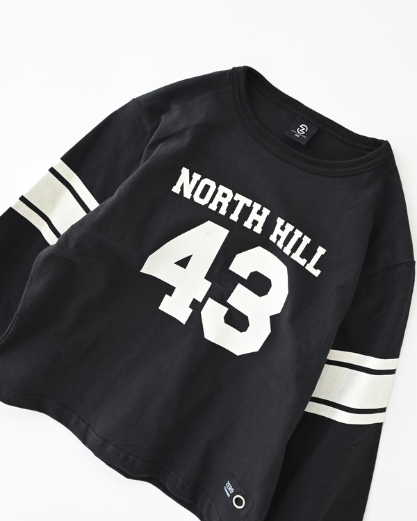 【ゼロスタンダード】North Hill ロングTシャツ / ブラック 