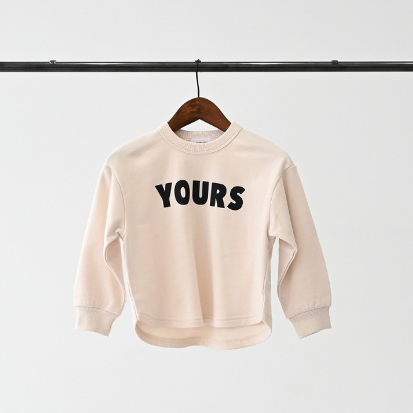 【25FW】YOURSトレーナー / アイボリー