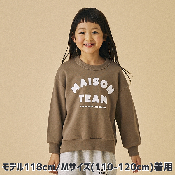【25FW】MAISONTEAM トレーナー / アッシュグレー