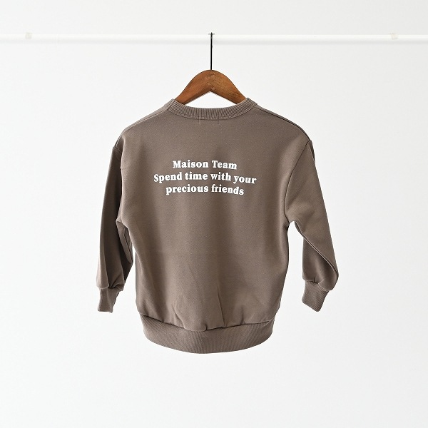 【25FW】MAISONTEAM トレーナー / アッシュグレー