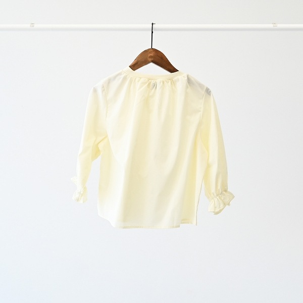 【25FW】ギャザーブラウス / ブラック