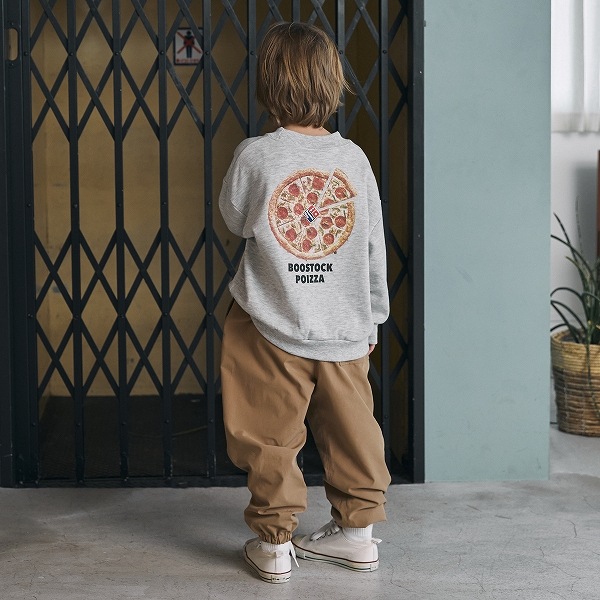【25FW】POIZZA トレーナー / 杢グレー