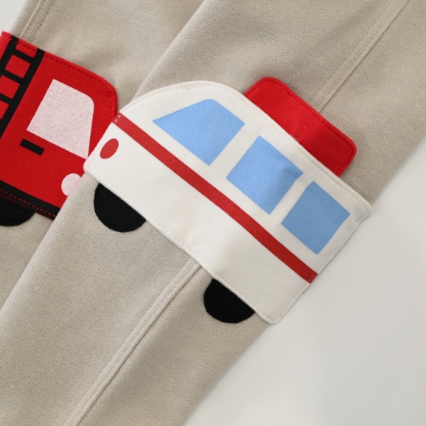 【25FW】働く車 ロングパンツ / グレー