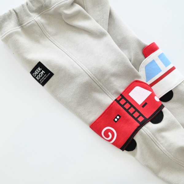 【25FW】働く車 ロングパンツ / グレー