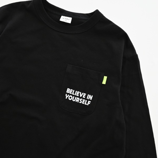 【25FW】AGREE ロングTシャツ / ブラック