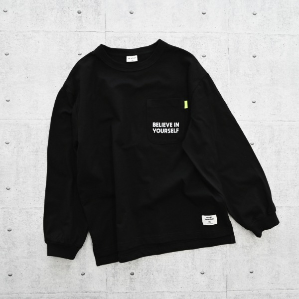 【25FW】AGREE ロングTシャツ / ブラック