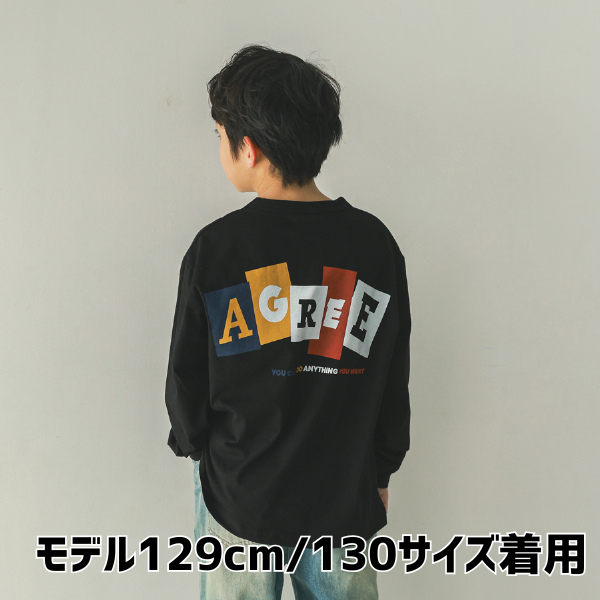 【25FW】AGREE ロングTシャツ / ブラック