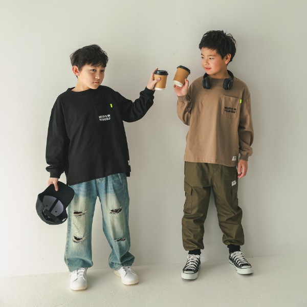 【25FW】AGREE ロングTシャツ / ブラック