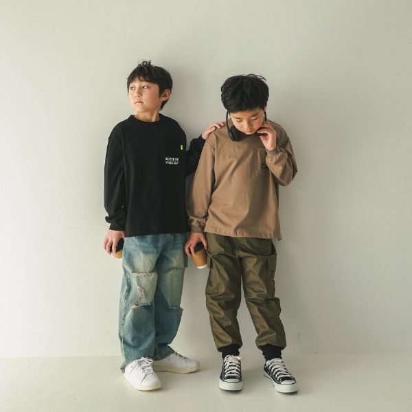 【25FW】AGREE ロングTシャツ / ブラック