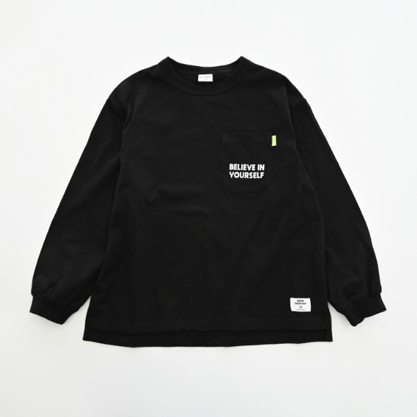 【25FW】AGREE ロングTシャツ / ブラック