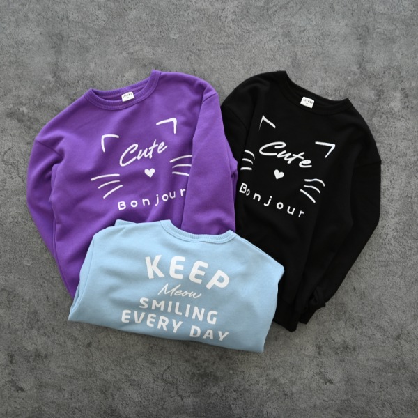 【25FW】CAT トレーナー / パープル