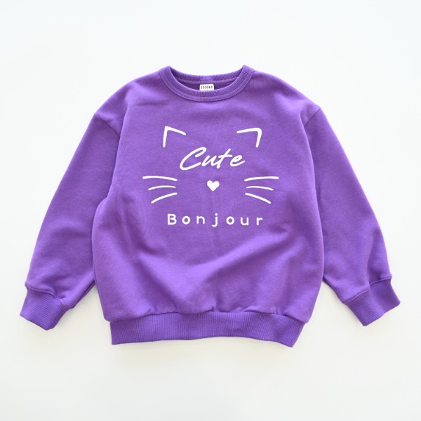 【25FW】CAT トレーナー / パープル