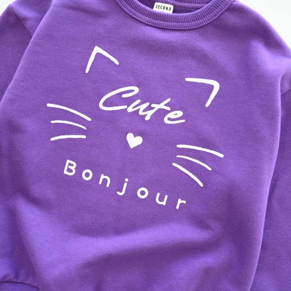 【25FW】CAT トレーナー / パープル