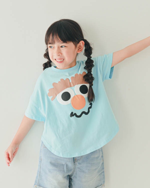 【26SS】モンスターなりきり Tシャツ / サックス