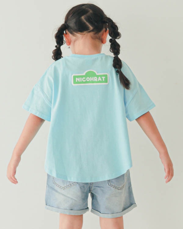 【26SS】モンスターなりきり Tシャツ / サックス