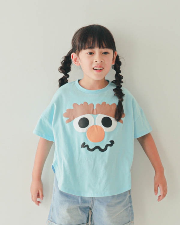 【26SS】モンスターなりきり Tシャツ / サックス