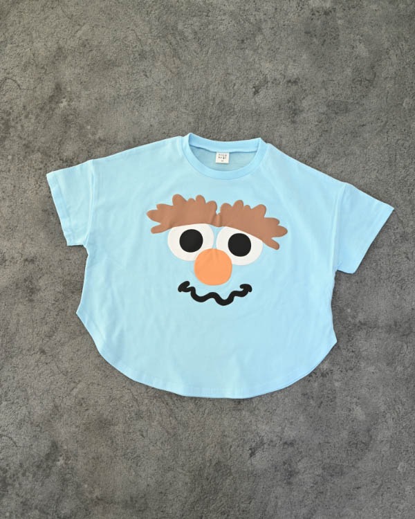 【26SS】モンスターなりきり Tシャツ / サックス