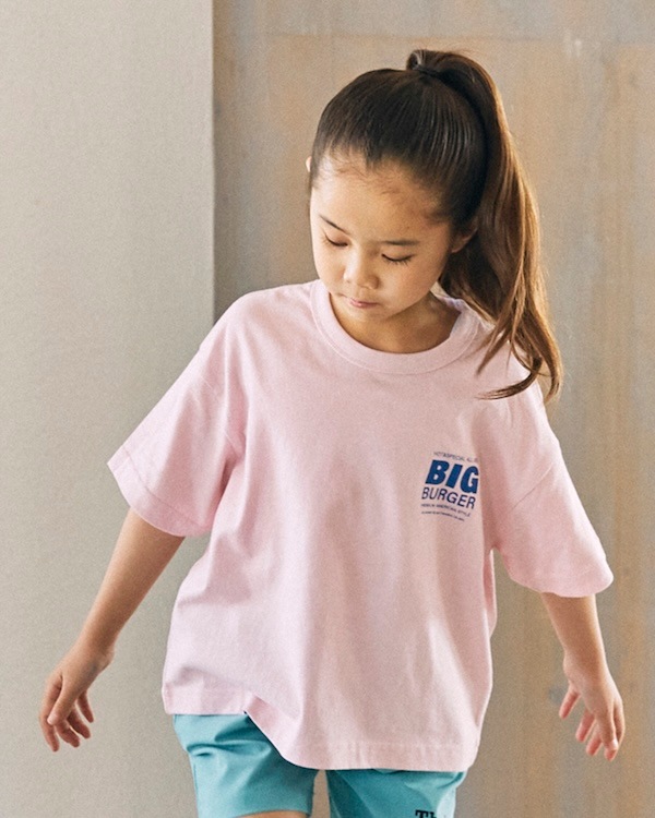 【ジェネレーター】BIG BURGER Tシャツ / ピンク
