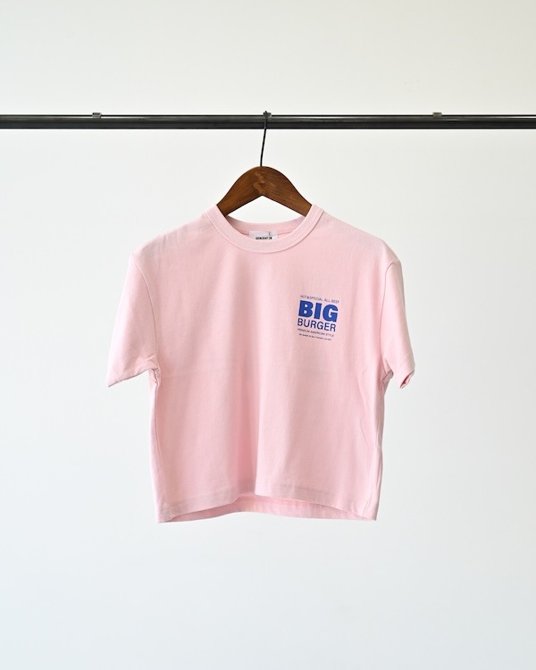 【ジェネレーター】BIG BURGER Tシャツ / ピンク