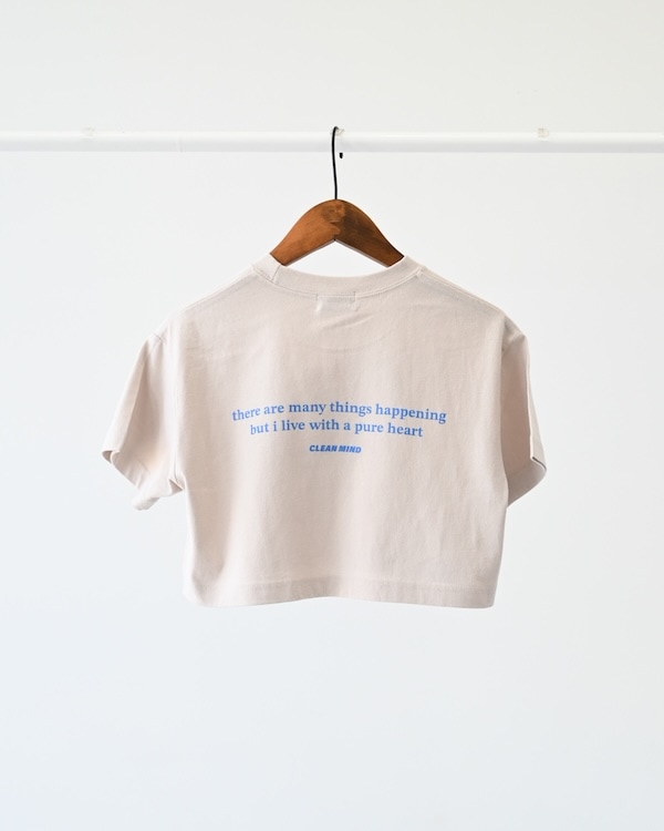 【アンディニー】Clean Mind ショート Tシャツ / サンド