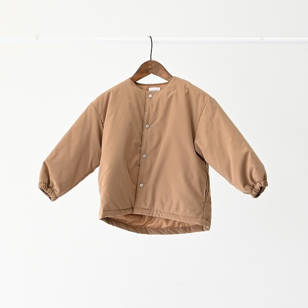 【25FW】ノーカラージャケット / ベージュ