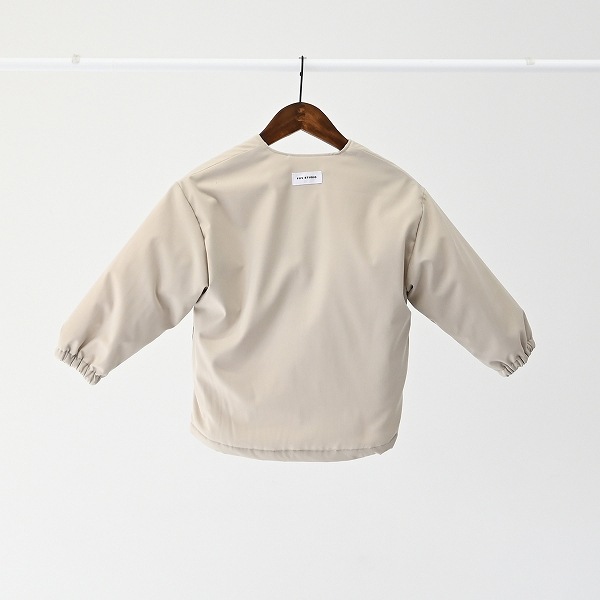 【25FW】ノーカラージャケット / ベージュ