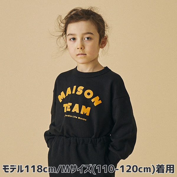 【25FW】MAISONTEAM トレーナー / ブラック