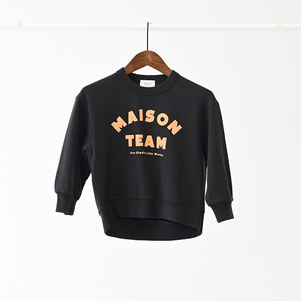 【25FW】MAISONTEAM トレーナー / ブラック