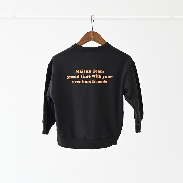 【25FW】MAISONTEAM トレーナー / ブラック